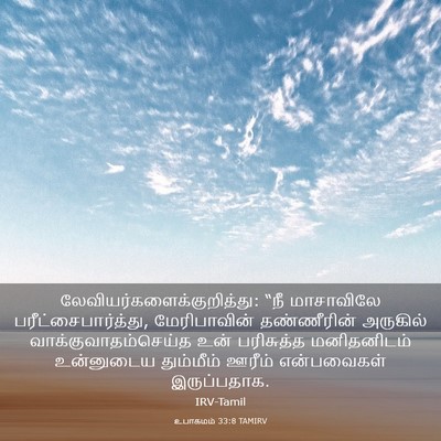 Picture 03 - உபாகமம் 33:8 TAMIRV -  - Bible Verse Picture