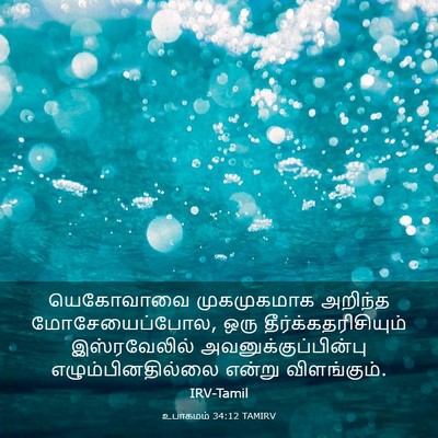 Picture 03 - உபாகமம் 34:12 TAMIRV - யெகோவாவை - Bible Verse Picture