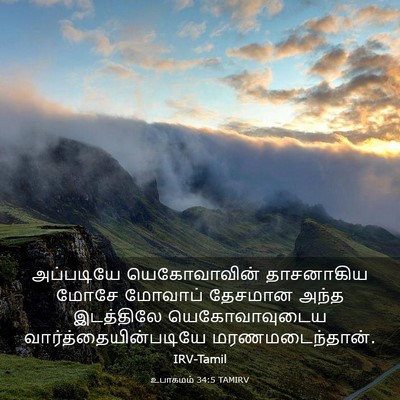 Picture 03 - உபாகமம் 34:5 TAMIRV - அப்படியே - Bible Verse Picture