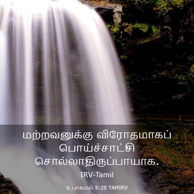 Picture 03 - உபாகமம் 5:20 TAMIRV - மற்றவனுக்கு - Bible Verse Picture
