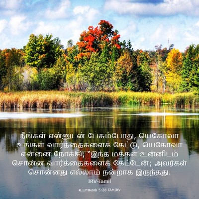 Picture 03 - உபாகமம் 5:28 TAMIRV - நீங்கள் என்னுடன் - Bible Verse Picture