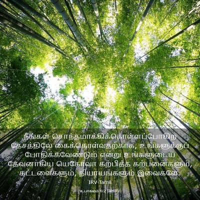 Picture 03 - உபாகமம் 6:2 TAMIRV - நீங்கள் - Bible Verse Picture