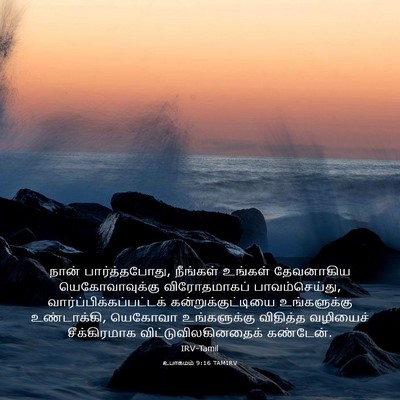 Picture 03 - உபாகமம் 9:16 TAMIRV - நான் பார்த்தபோது, - Bible Verse Picture