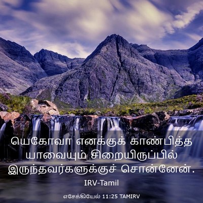 Picture 03 - எசேக்கியேல் 11:25 TAMIRV - யெகோவா எனக்குக் - Bible Verse Picture
