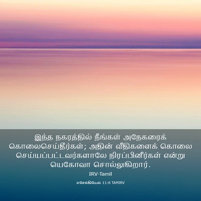 Picture 03 - எசேக்கியேல் 11:6 TAMIRV - இந்த நகரத்தில் - Bible Verse Picture