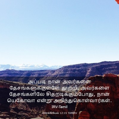 Picture 03 - எசேக்கியேல் 12:15 TAMIRV - அப்படி நான் - Bible Verse Picture