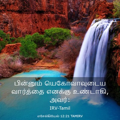 Picture 03 - எசேக்கியேல் 12:21 TAMIRV - பின்னும் - Bible Verse Picture