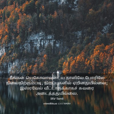Picture 03 - எசேக்கியேல் 13:5 TAMIRV - நீங்கள் - Bible Verse Picture