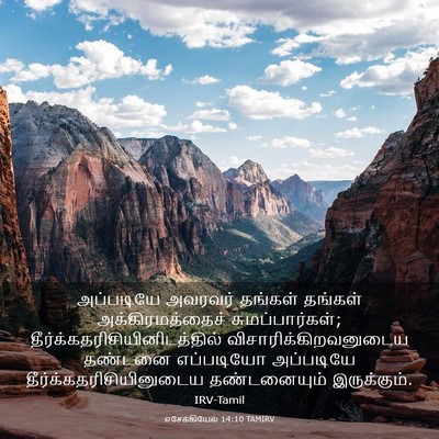 Picture 03 - எசேக்கியேல் 14:10 TAMIRV - அப்படியே அவரவர் - Bible Verse Picture