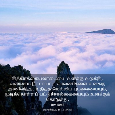 Picture 03 - எசேக்கியேல் 16:10 TAMIRV -  - Bible Verse Picture