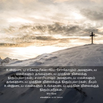 Picture 03 - எசேக்கியேல் 16:55 TAMIRV - உன்னுடைய - Bible Verse Picture