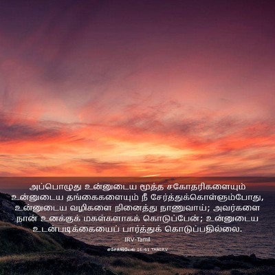 Picture 03 - எசேக்கியேல் 16:61 TAMIRV - அப்பொழுது - Bible Verse Picture