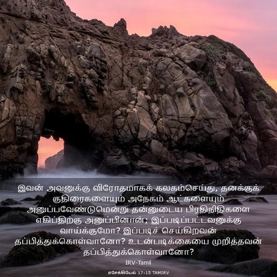 Picture 03 - எசேக்கியேல் 17:15 TAMIRV - இவன் அவனுக்கு - Bible Verse Picture