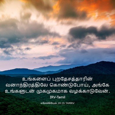 Picture 03 - எசேக்கியேல் 20:35 TAMIRV - உங்களைப் - Bible Verse Picture