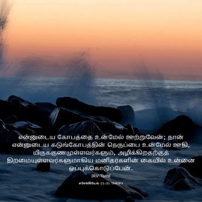 Picture 03 - எசேக்கியேல் 21:31 TAMIRV - என்னுடைய கோபத்தை - Bible Verse Picture
