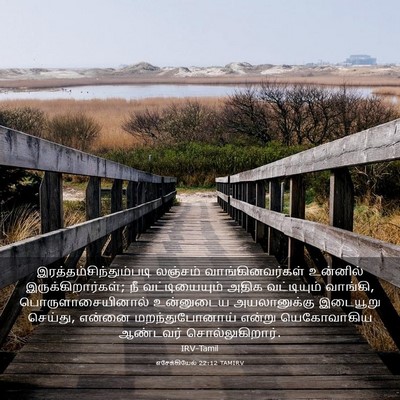 Picture 03 - எசேக்கியேல் 22:12 TAMIRV -  - Bible Verse Picture