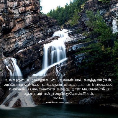 Picture 03 - எசேக்கியேல் 23:49 TAMIRV - உங்களுடைய - Bible Verse Picture