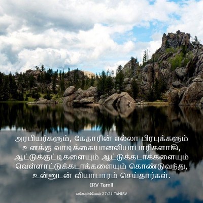 Picture 03 - எசேக்கியேல் 27:21 TAMIRV - அரபியர்களும், - Bible Verse Picture