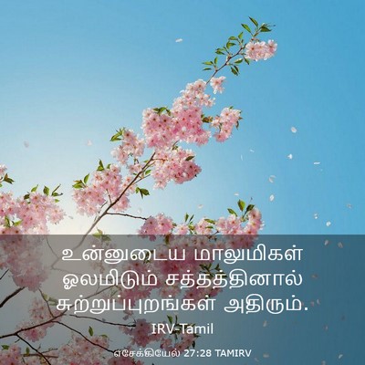 Picture 03 - எசேக்கியேல் 27:28 TAMIRV - உன்னுடைய - Bible Verse Picture