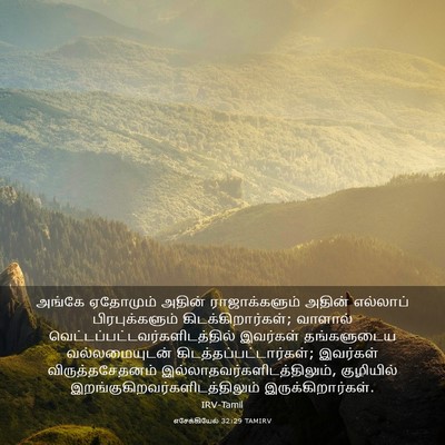 Picture 03 - எசேக்கியேல் 32:29 TAMIRV - அங்கே ஏதோமும் - Bible Verse Picture