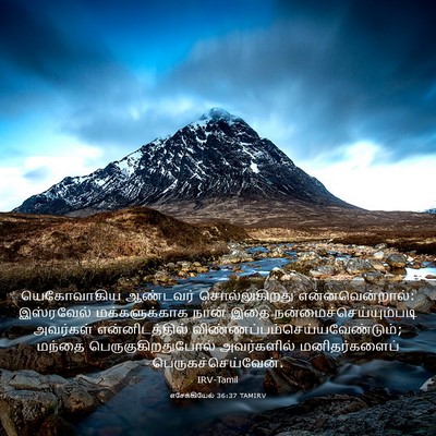 Picture 03 - எசேக்கியேல் 36:37 TAMIRV - யெகோவாகிய ஆண்டவர் - Bible Verse Picture