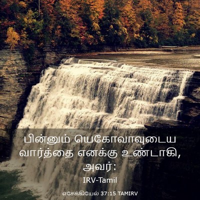 Picture 03 - எசேக்கியேல் 37:15 TAMIRV - பின்னும் - Bible Verse Picture