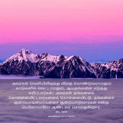 Picture 03 - எசேக்கியேல் 39:10 TAMIRV - அவர்கள் - Bible Verse Picture