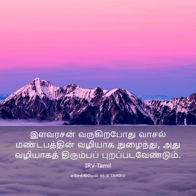Picture 03 - எசேக்கியேல் 46:8 TAMIRV - இளவரசன் - Bible Verse Picture