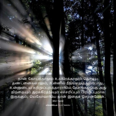 Picture 03 - எசேக்கியேல் 5:15 TAMIRV - நான் கோபத்தாலும் - Bible Verse Picture