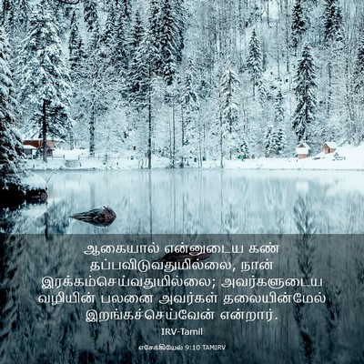 Picture 03 - எசேக்கியேல் 9:10 TAMIRV - ஆகையால் என்னுடைய - Bible Verse Picture