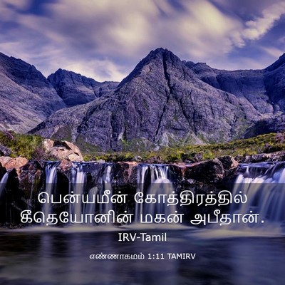 Picture 03 - எண்ணாகமம் 1:11 TAMIRV - பென்யமீன் - Bible Verse Picture