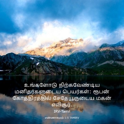 Picture 03 - எண்ணாகமம் 1:5 TAMIRV - உங்களோடு - Bible Verse Picture