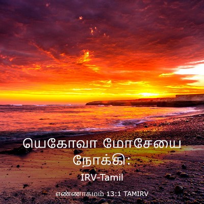 Picture 03 - எண்ணாகமம் 13:1 TAMIRV - யெகோவா மோசேயை - Bible Verse Picture