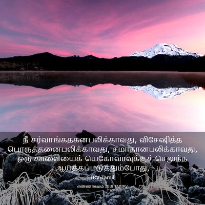 Picture 03 - எண்ணாகமம் 15:8 TAMIRV - நீ - Bible Verse Picture