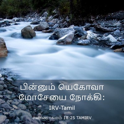 Picture 03 - எண்ணாகமம் 18:25 TAMIRV - பின்னும் யெகோவா - Bible Verse Picture