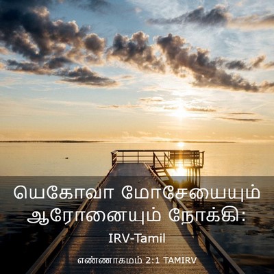 Picture 03 - எண்ணாகமம் 2:1 TAMIRV - யெகோவா மோசேயையும் - Bible Verse Picture