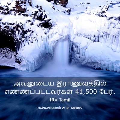 Picture 03 - எண்ணாகமம் 2:28 TAMIRV - அவனுடைய - Bible Verse Picture
