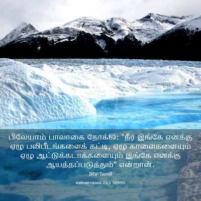 Picture 03 - எண்ணாகமம் 23:1 TAMIRV - பிலேயாம் பாலாகை - Bible Verse Picture