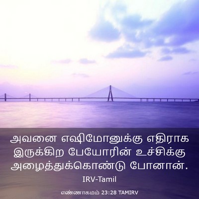 Picture 03 - எண்ணாகமம் 23:28 TAMIRV - அவனை எஷிமோனுக்கு - Bible Verse Picture