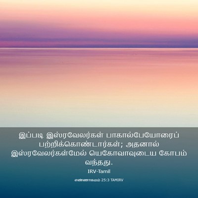 Picture 03 - எண்ணாகமம் 25:3 TAMIRV - இப்படி - Bible Verse Picture