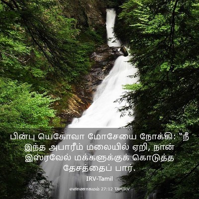 Picture 03 - எண்ணாகமம் 27:12 TAMIRV - பின்பு யெகோவா - Bible Verse Picture