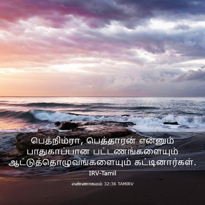 Picture 03 - எண்ணாகமம் 32:36 TAMIRV - பெத்நிம்ரா, - Bible Verse Picture