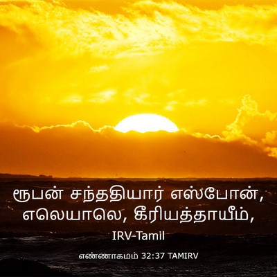 Picture 03 - எண்ணாகமம் 32:37 TAMIRV - ரூபன் சந்ததியார் - Bible Verse Picture