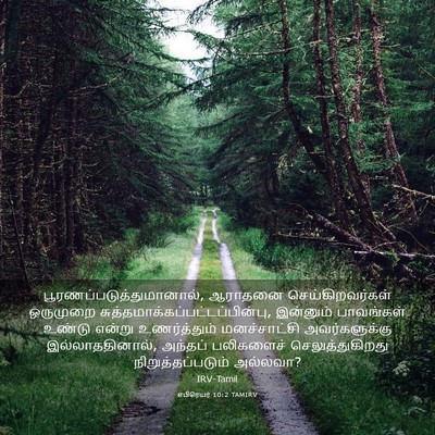 Picture 03 - எபிரெயர் 10:2 TAMIRV -  - Bible Verse Picture