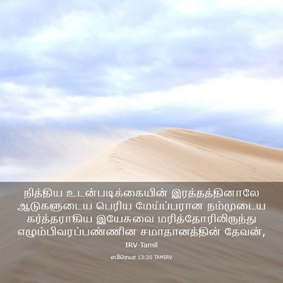 Picture 03 - எபிரெயர் 13:20 TAMIRV - நித்திய - Bible Verse Picture