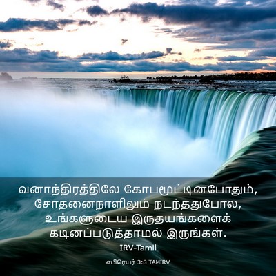 Picture 03 - எபிரெயர் 3:8 TAMIRV - வனாந்திரத்திலே - Bible Verse Picture