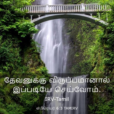Picture 03 - எபிரெயர் 6:3 TAMIRV - தேவனுக்கு - Bible Verse Picture