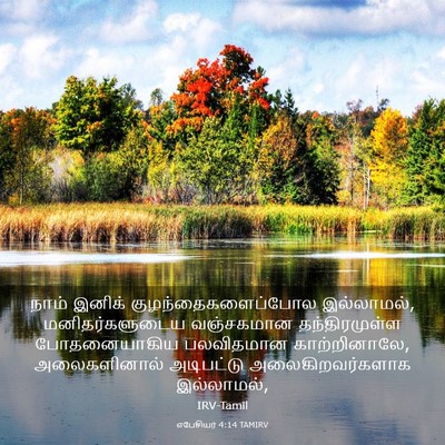 Picture 03 - எபேசியர் 4:14 TAMIRV - நாம் இனிக் - Bible Verse Picture