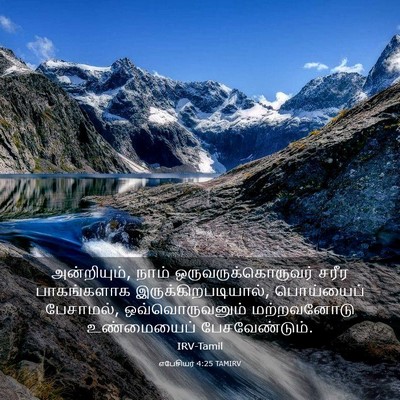Picture 03 - எபேசியர் 4:25 TAMIRV - அன்றியும், நாம் - Bible Verse Picture