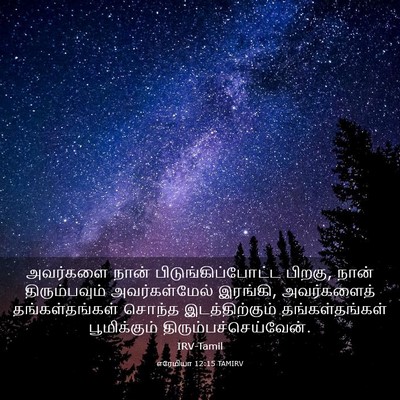 Picture 03 - எரேமியா 12:15 TAMIRV - அவர்களை நான் - Bible Verse Picture